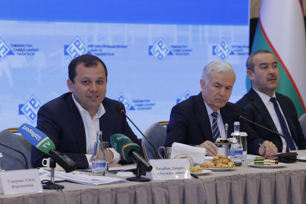председатель Торгово-промышленной палаты Республики Узбекистан Даврон Вахабов